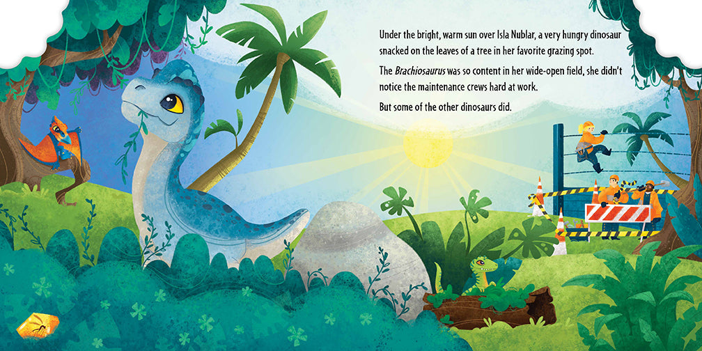 Jurassic World: The Very Hungry Dinosaur Hardcover Book