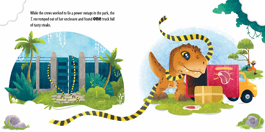 Jurassic World: The Very Hungry Dinosaur Hardcover Book