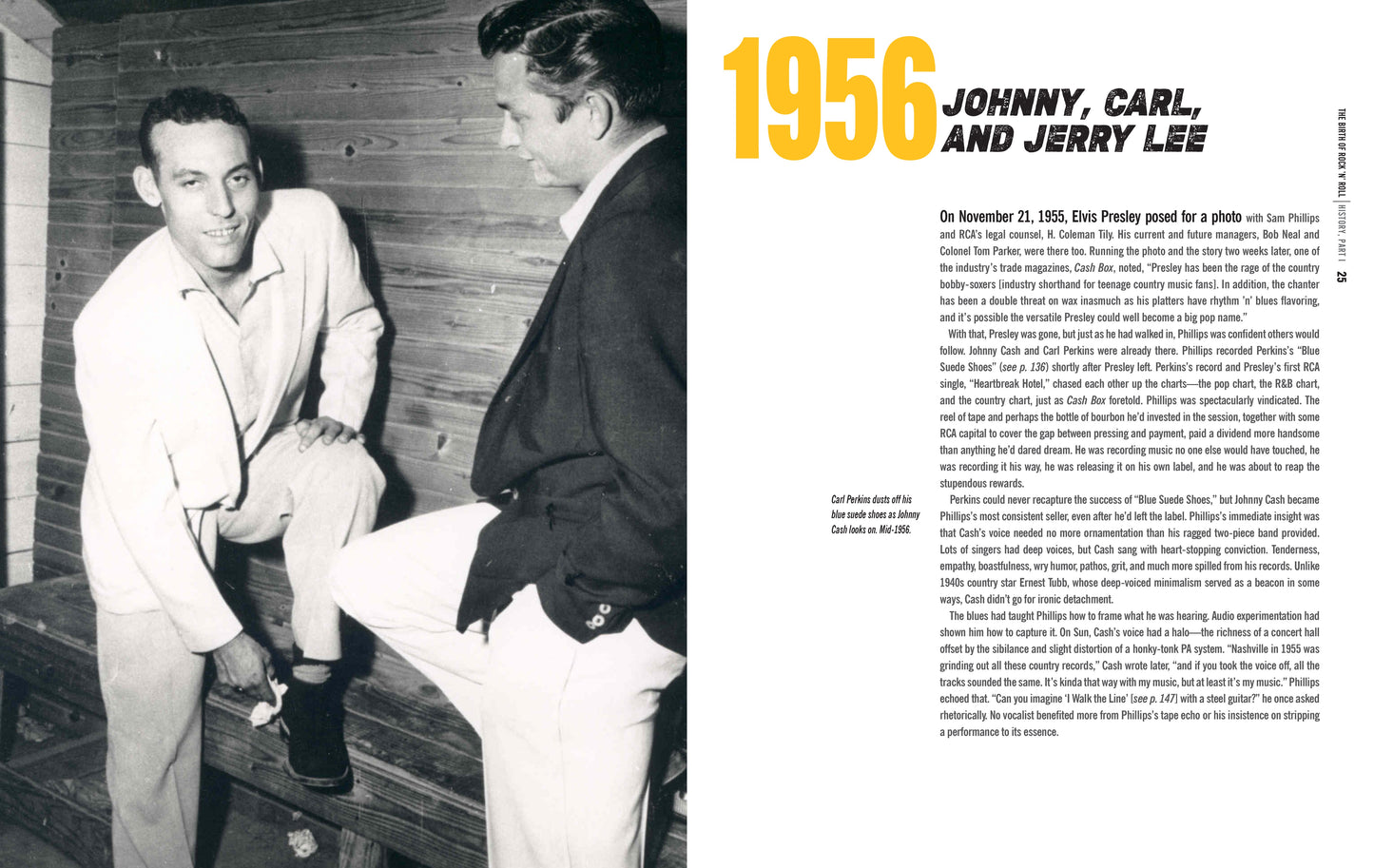 The Birth of Rock 'n' Roll Hardcover Book