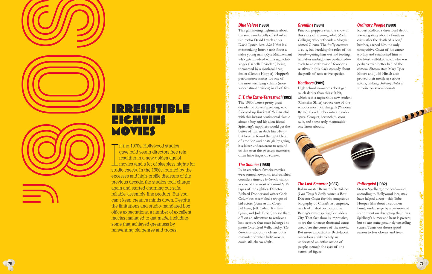 Mental Floss: The Curious Movie Buff Hardcover Book