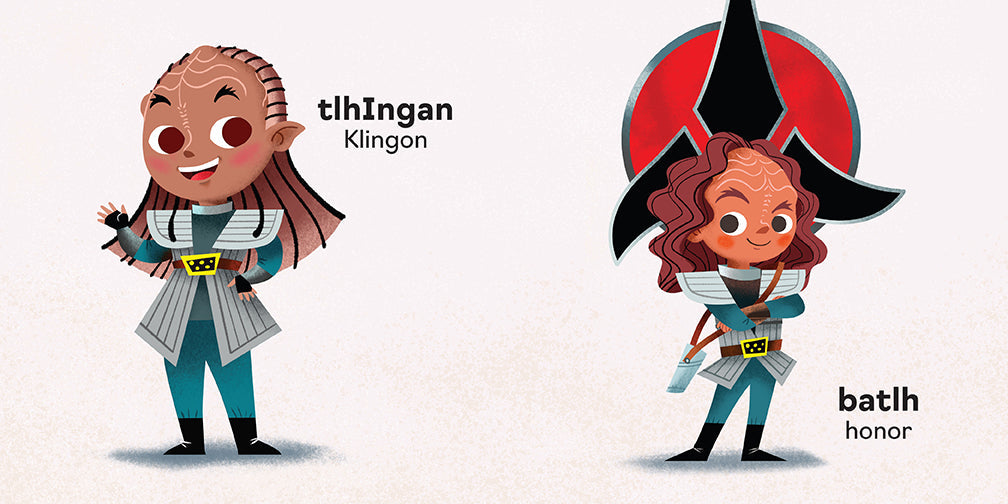 Star Trek: Baby's First Klingon Words Hardcover Book