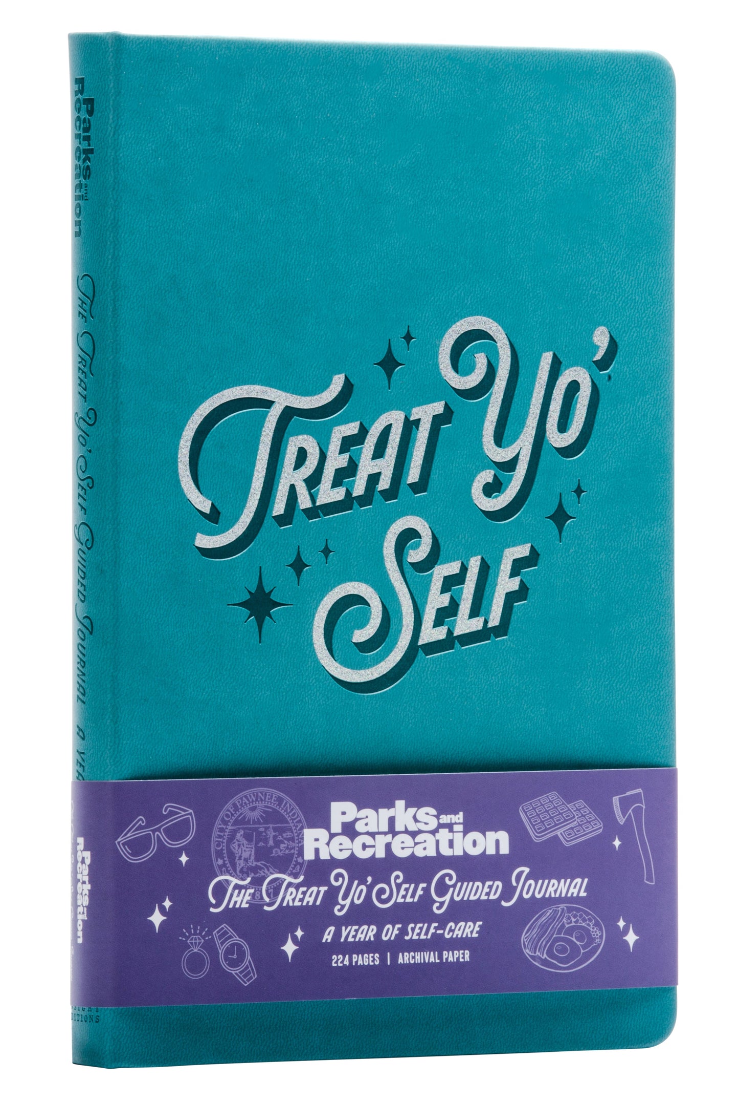 Parks and Recreation: The Treat Yo' Self Guided Journal Hardcover Book