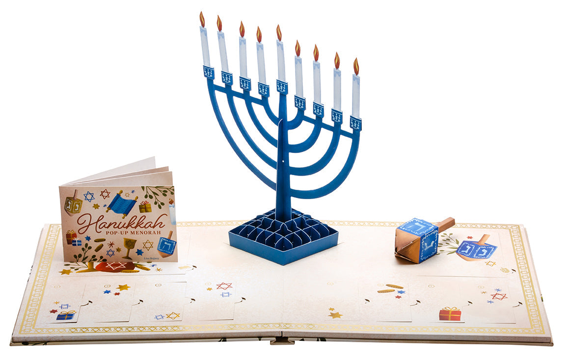 Hanukkah Pop-Up Menorah Hardcover Book
