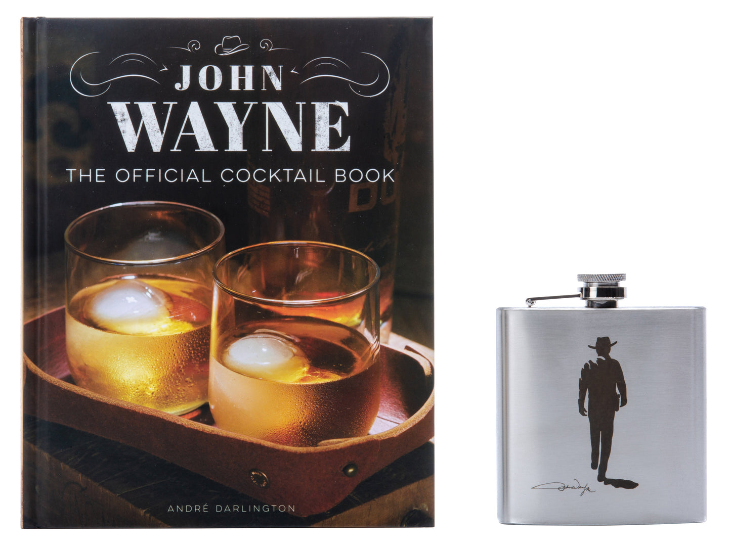 John Wayne: The Official Cocktail Book Gift Set Hardcover Book