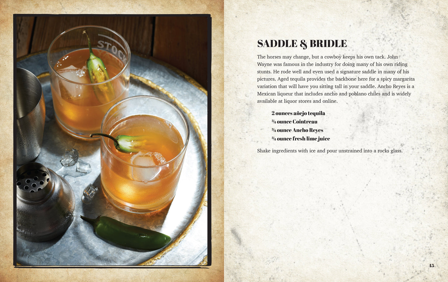 John Wayne: The Official Cocktail Book Gift Set Hardcover Book