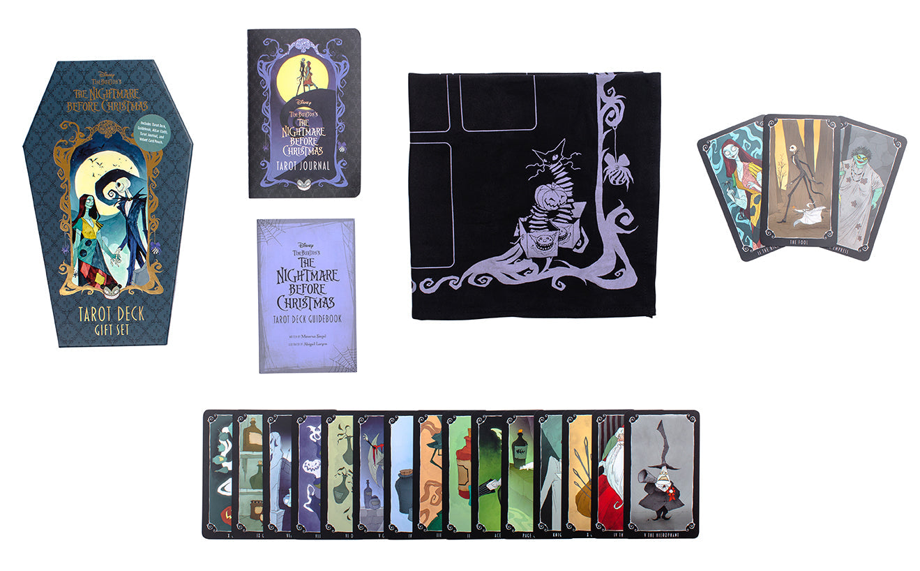 The Nightmare Before Christmas Tarot Deck and Guidebook Gift Set Hardcover Book