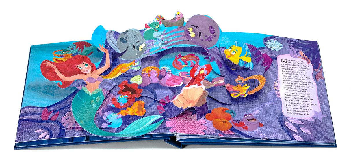 Disney: The Little Mermaid Pop-Up Hardcover Book