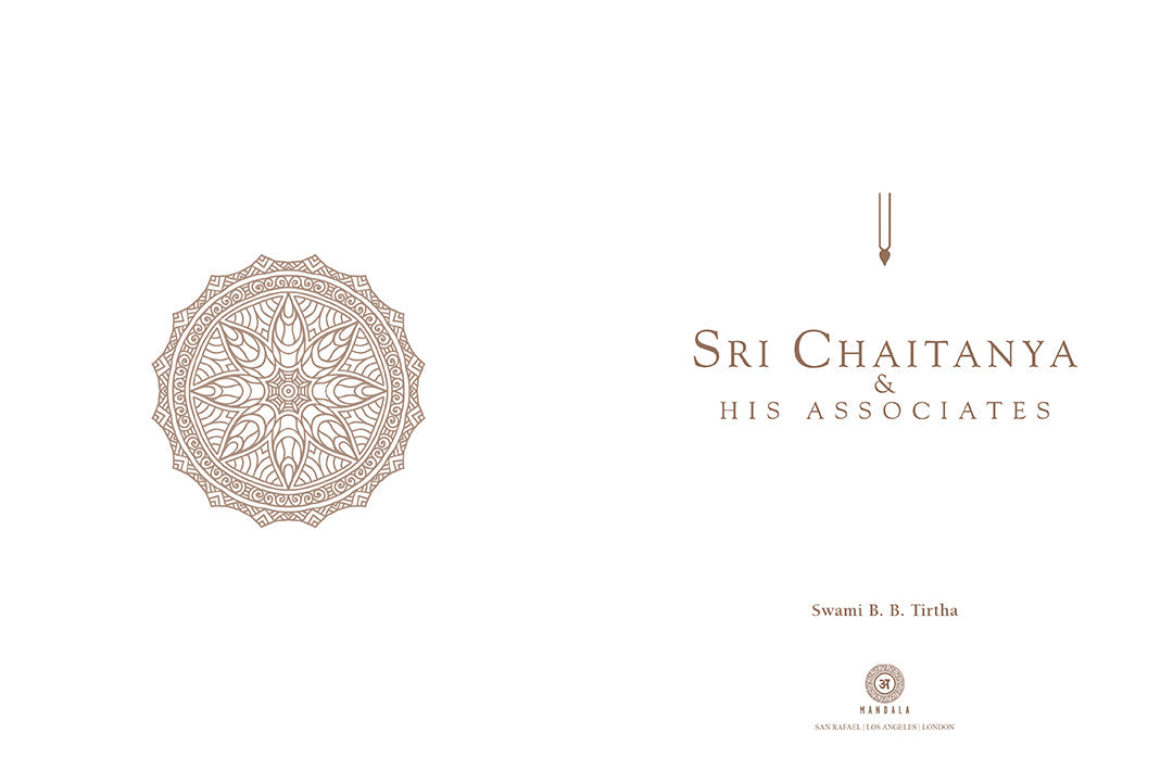 Sri Chaitanya & His Associates Hardcover Book