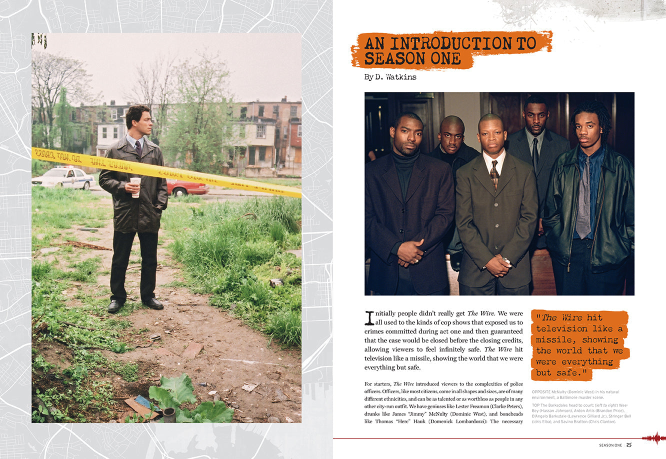 The Wire: The Complete Visual History Hardcover Book