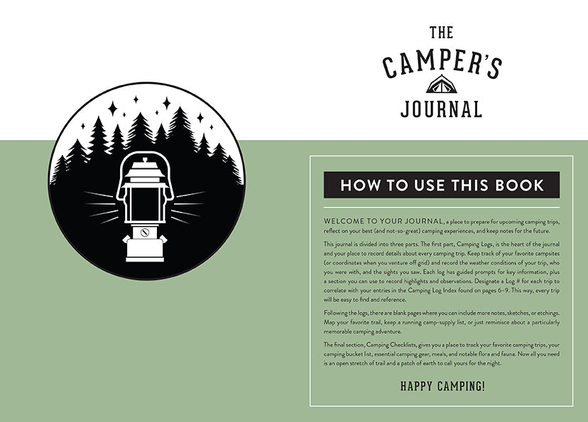 The Camper's Journal Flexibound Book