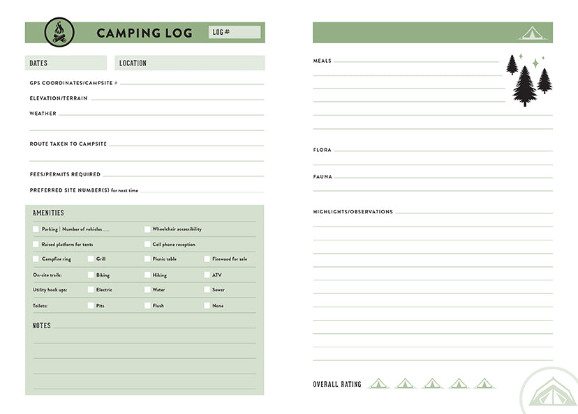 The Camper's Journal Flexibound Book