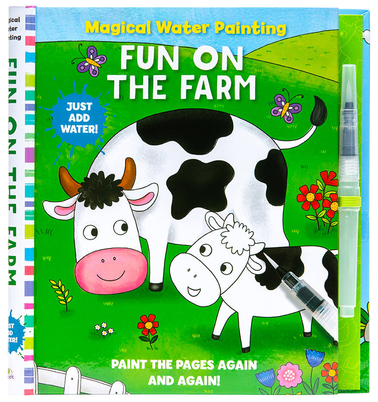 Magical Water Painting: Fun on the Farm Hardcover Book
