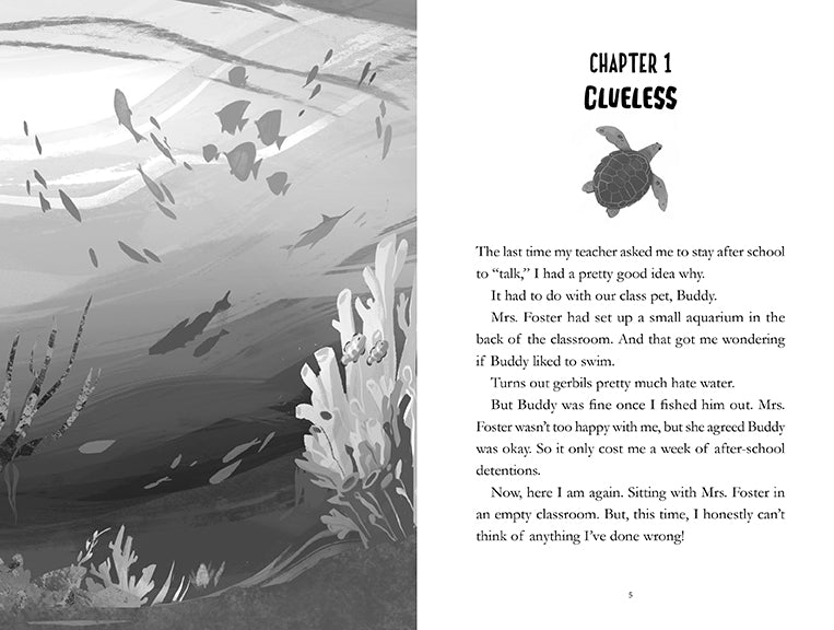Mystery at the Aquarium Softcover Book