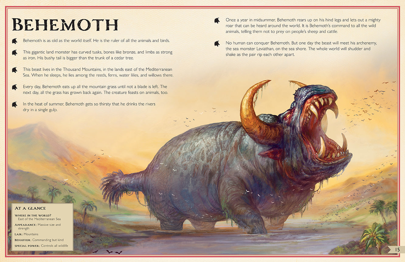 The Magnificent Book of Monsters Hardcover Book