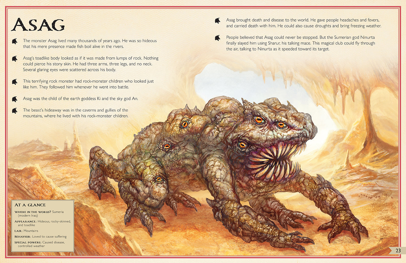 The Magnificent Book of Monsters Hardcover Book