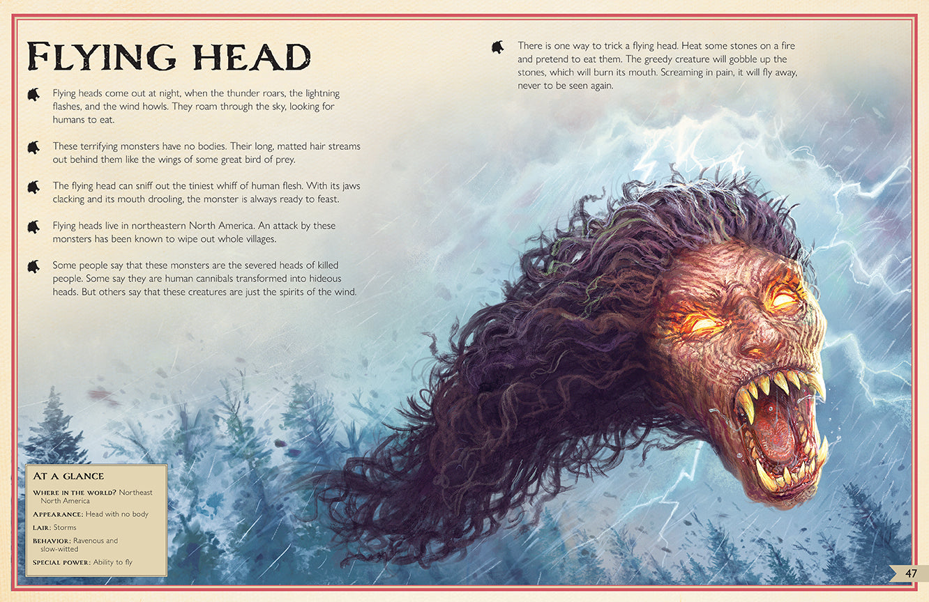 The Magnificent Book of Monsters Hardcover Book