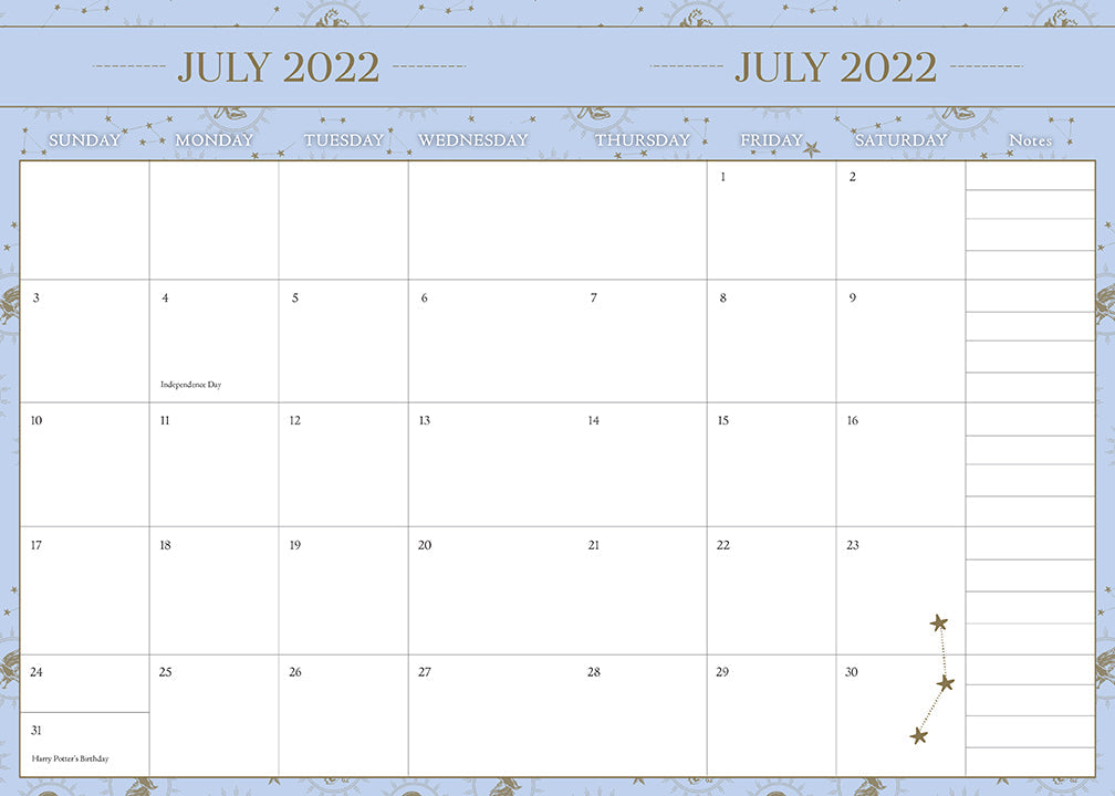 Harry Potter 2022-2023 Academic Year Planner Hardcover Book