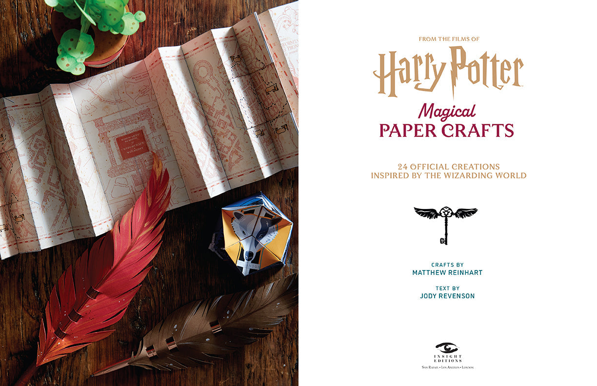 Harry Potter: Magical Paper Crafts Softcover Book