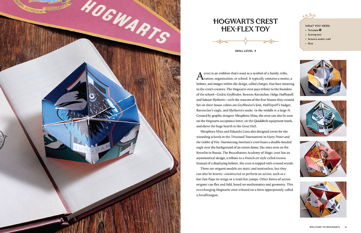 Harry Potter: Magical Paper Crafts Softcover Book