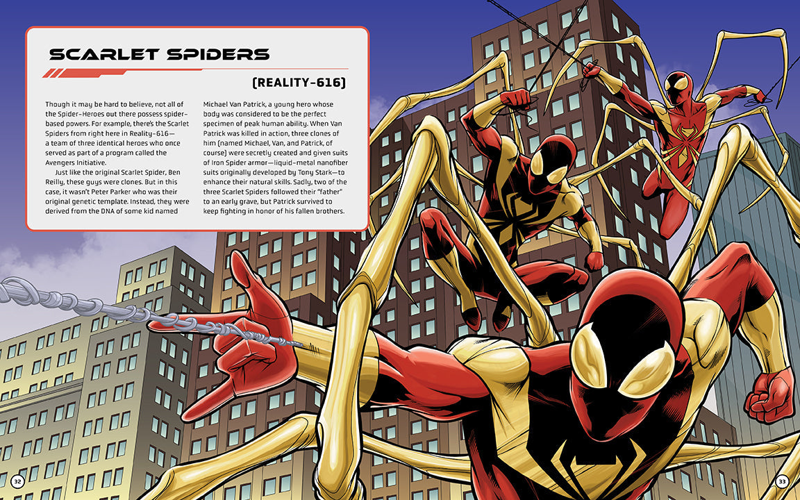 Marvel: Illustrated Guide to the Spider-Verse Hardcover Book