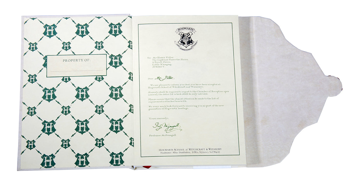 Harry Potter: Hogwarts Acceptance Letter Journal and Wand Pen Set