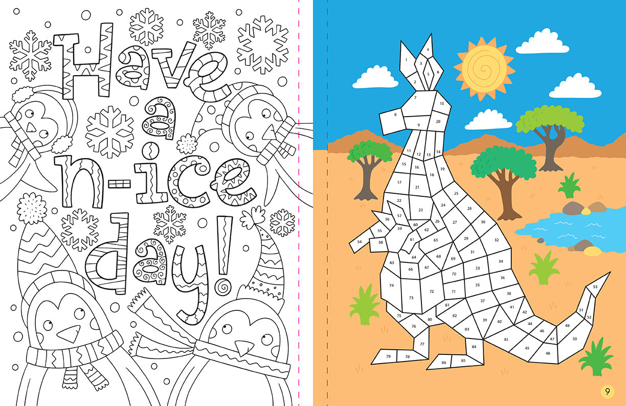 Mindful Sticker By Number: Cuddly Creatures Softcover Book