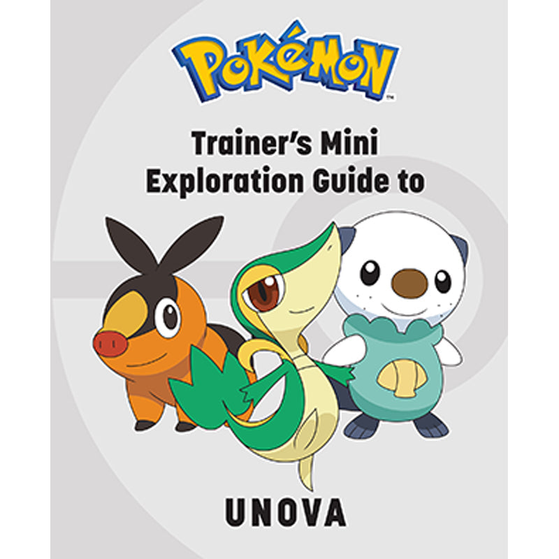 Pokemon: Trainer's Mini Exploration Guide to Unova Hardcover Book