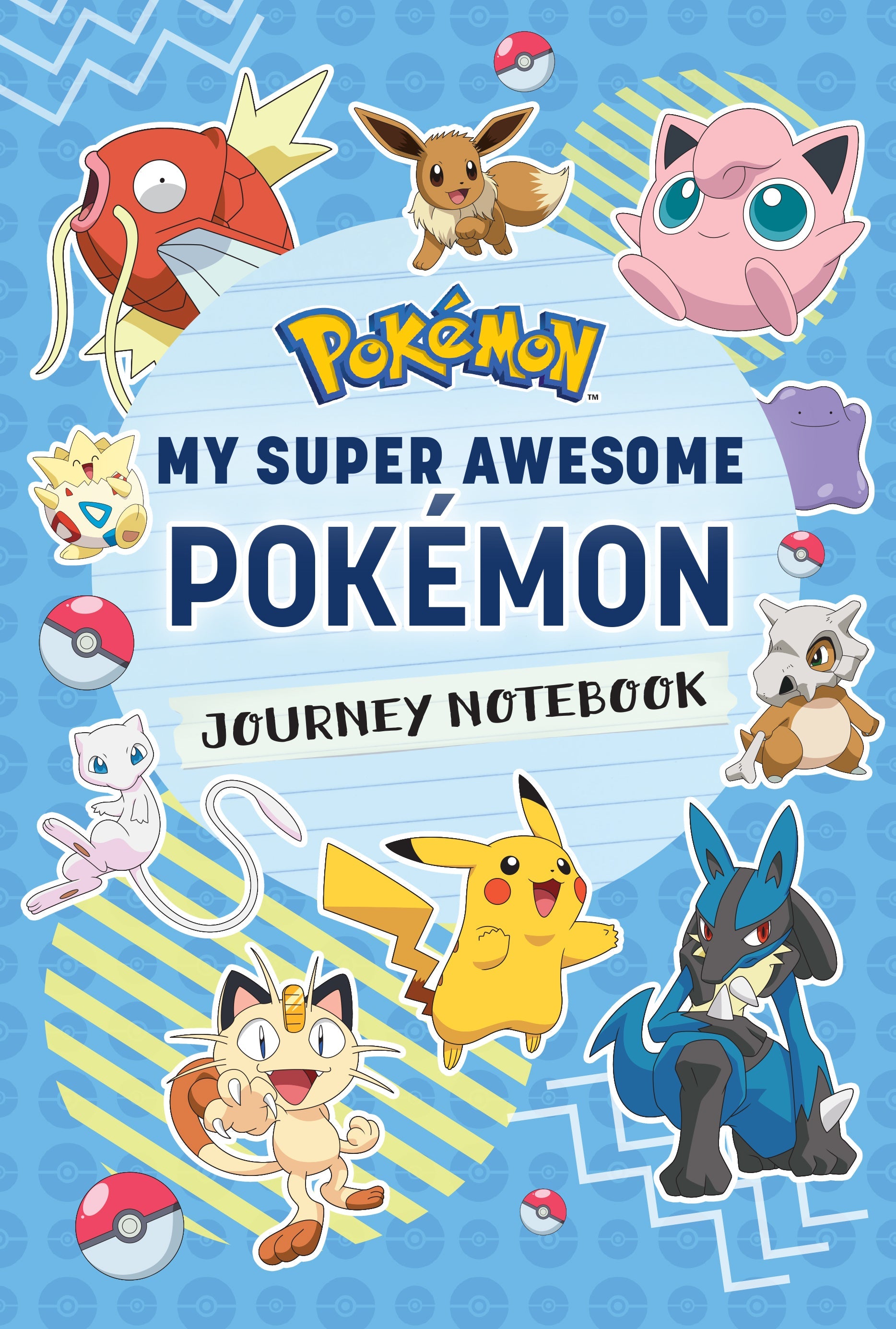 Pokemon: My Super Awesome Pokemon Journey Notebook Hardcover Book