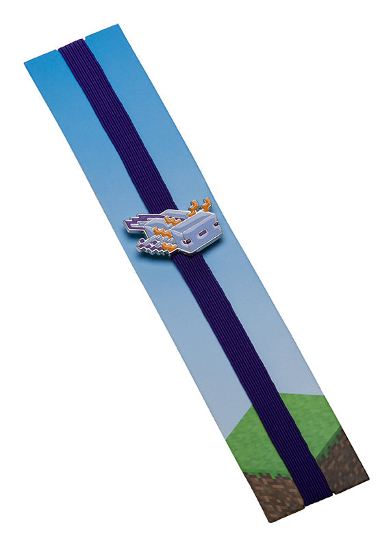 Minecraft: Axolotl Enamel Charm Bookmark
