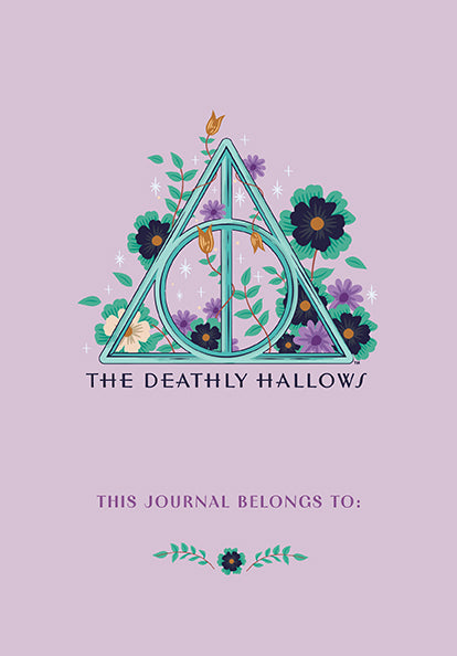 Harry Potter: Deathly Hallows Embroidered Journal Hardcover Book