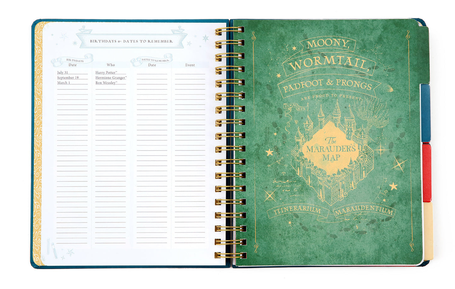 Harry Potter: Spells and Potions 12-Month Undated Planner Hardcover Book