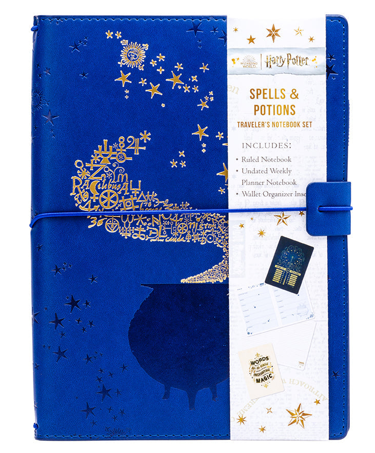 Harry Potter: Spells and Potions Traveler's Notebook Set Softcover Book