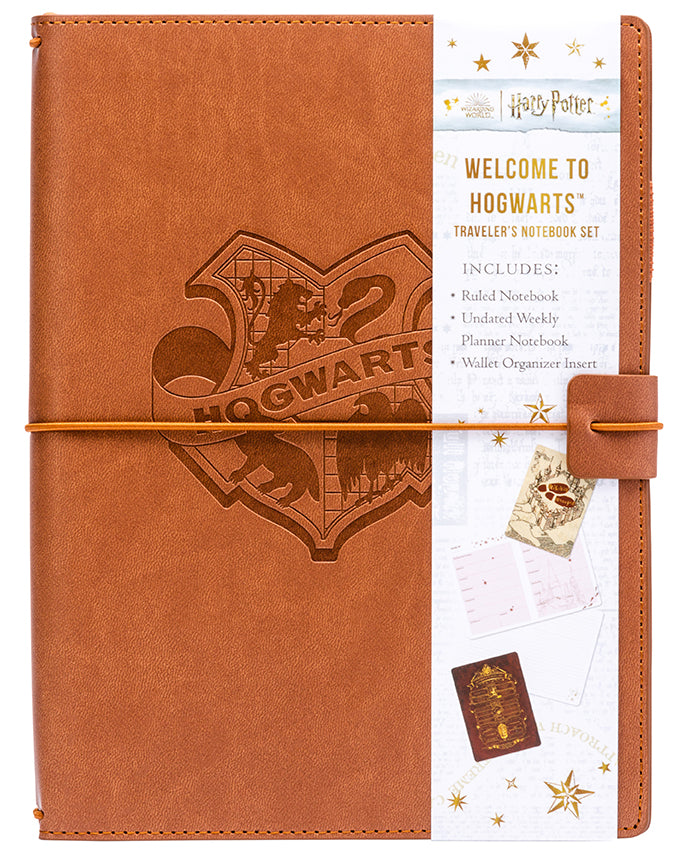 Harry Potter: Welcome To Hogwarts Traveler's Notebook Set Softcover Book