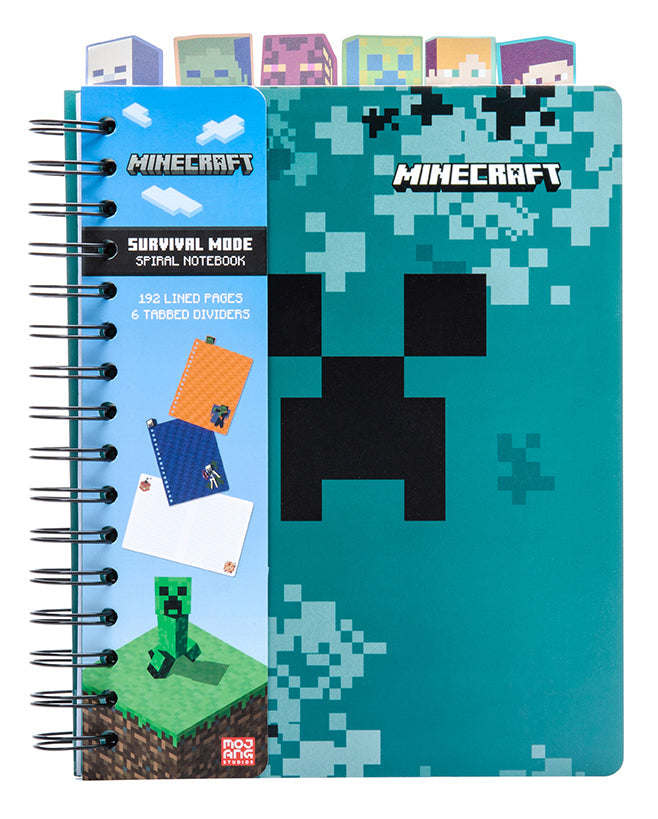 Minecraft: Survival Mode Spiral Notebook Softcover Book
