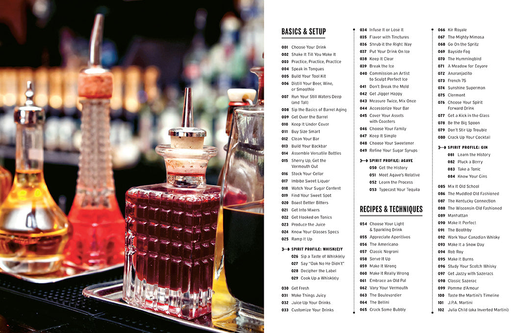 The Complete Cocktail Manual Hardcover Book