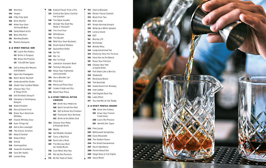 The Complete Cocktail Manual Hardcover Book