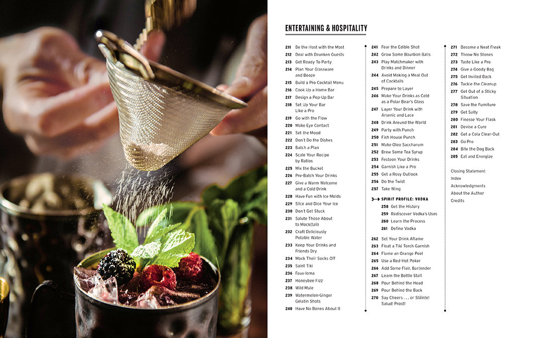 The Complete Cocktail Manual Hardcover Book