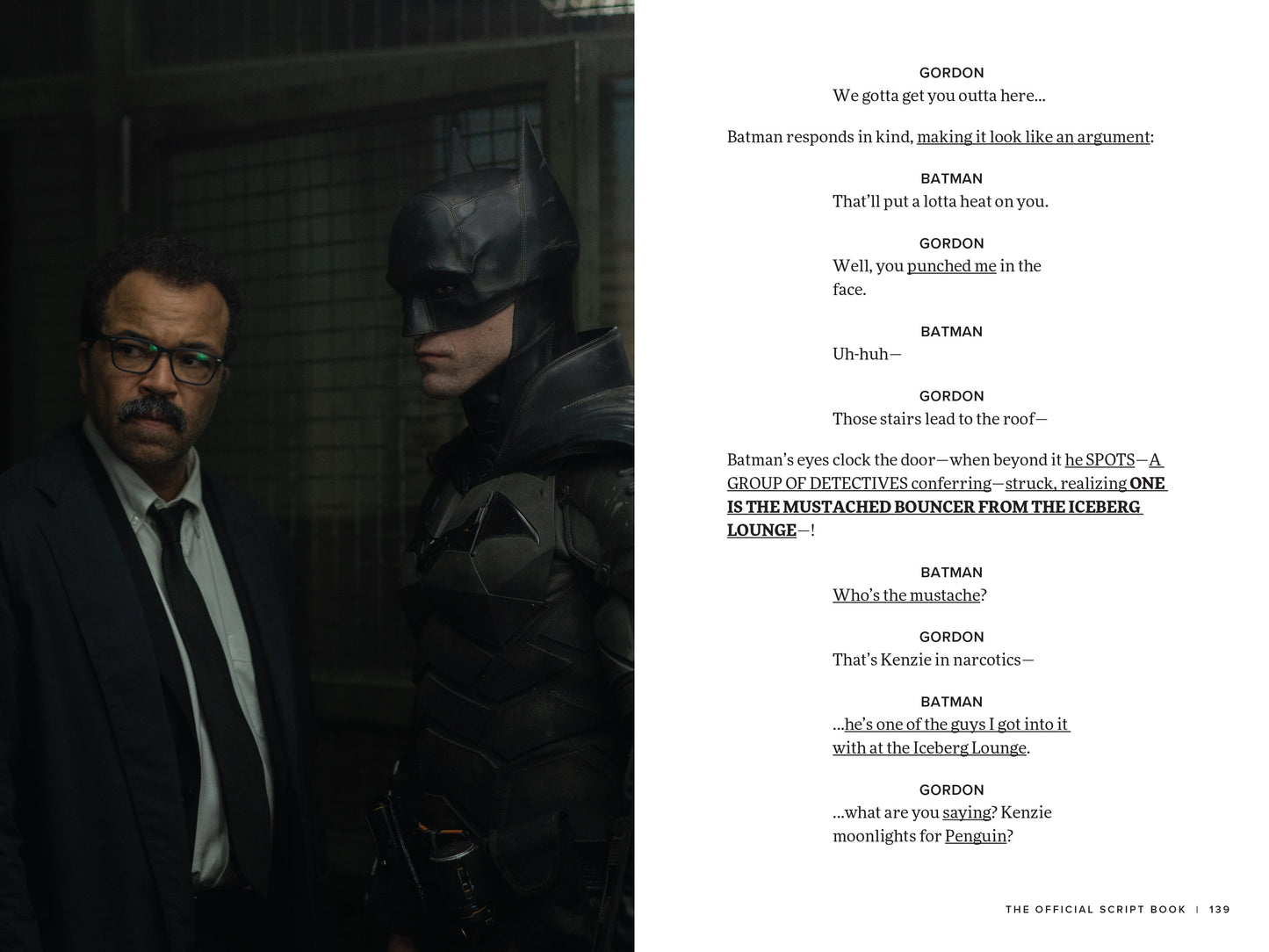 The Batman: The Official Script Hardcover Book