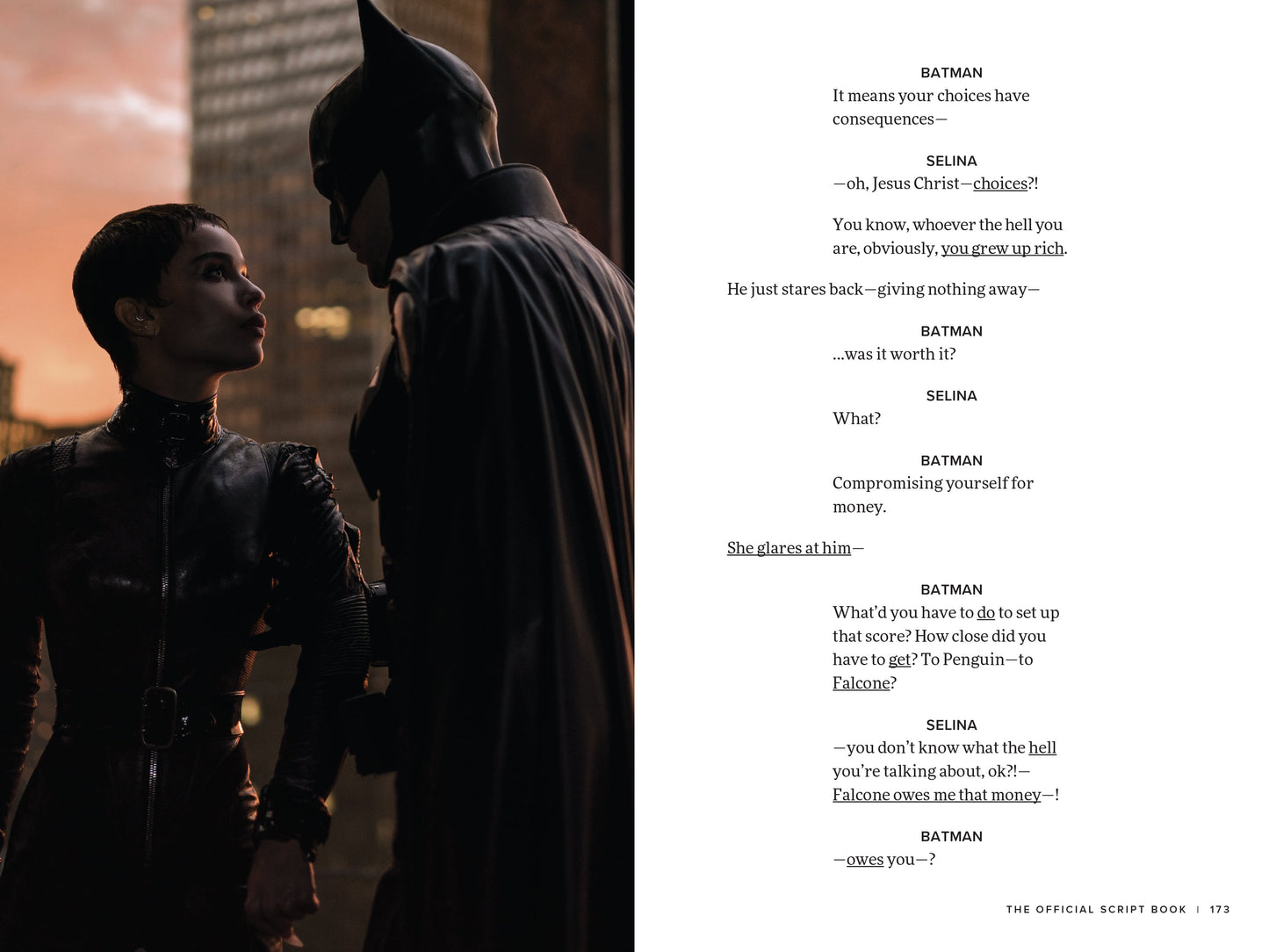 The Batman: The Official Script Hardcover Book