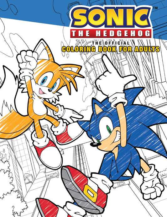 Sonic the Hedgehog: The Official Adult Coloring Book Softcover Book