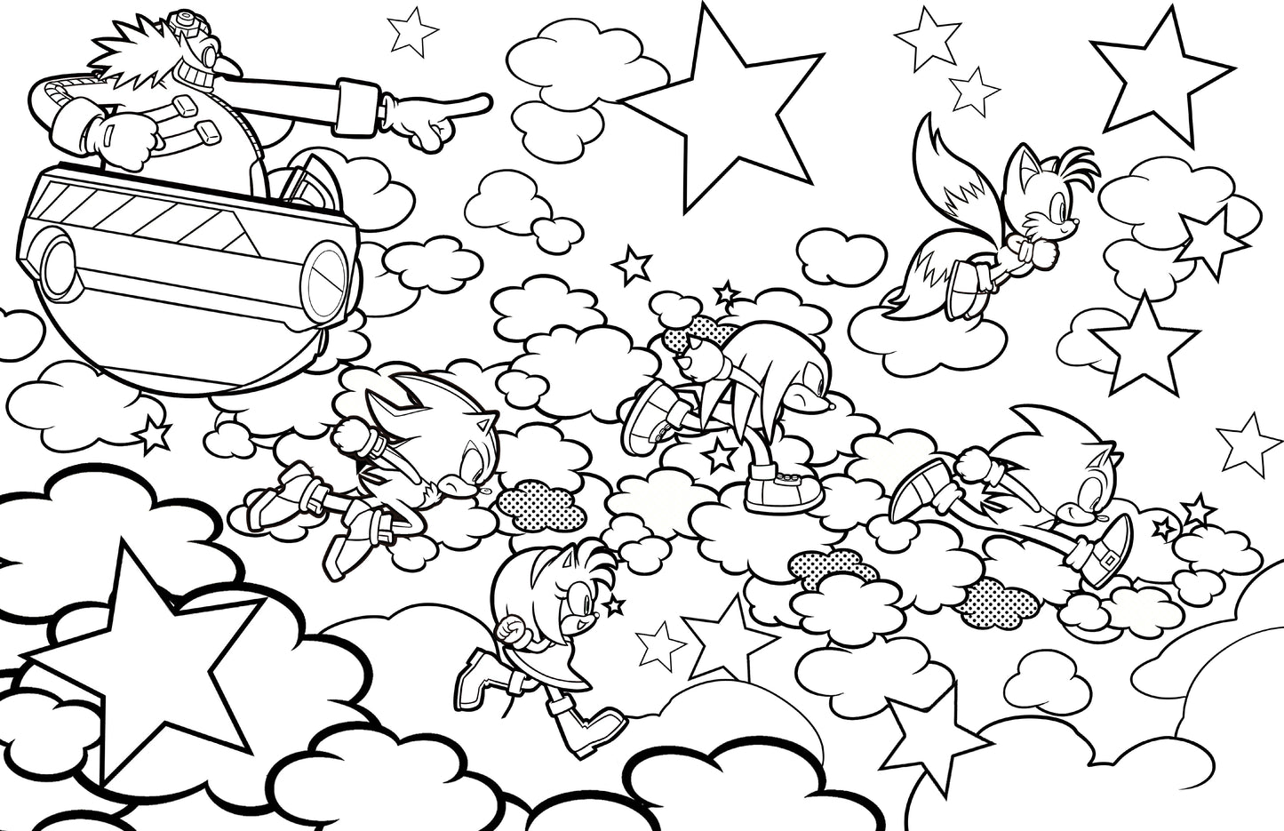 Sonic the Hedgehog: The Official Adult Coloring Book Softcover Book