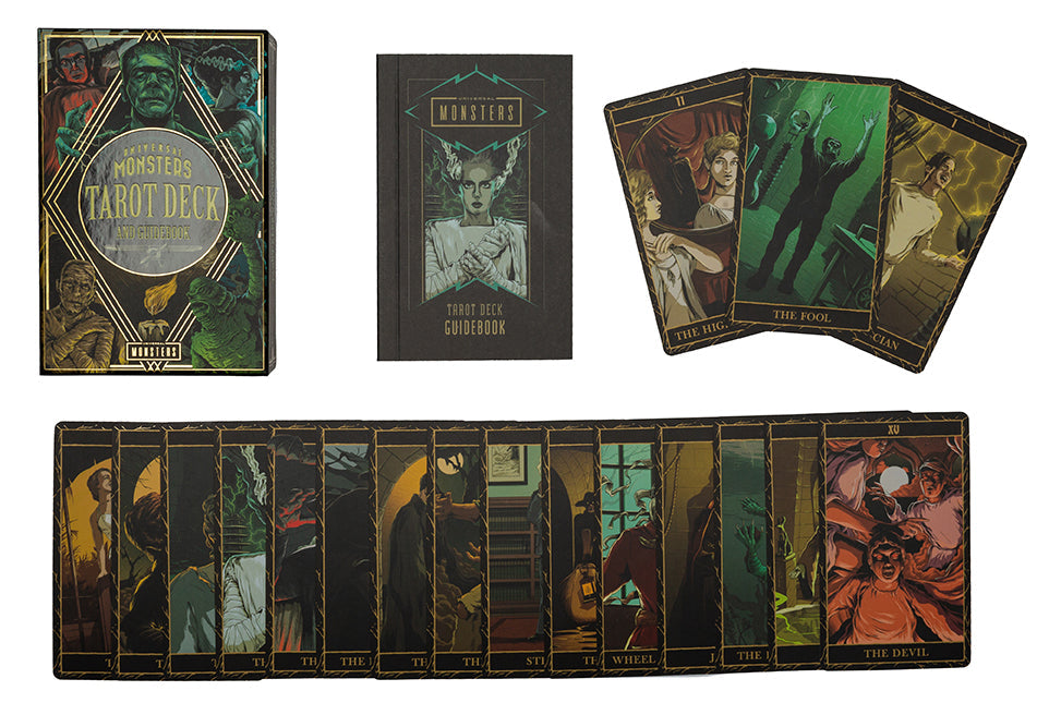 Universal Monsters Tarot Deck and GuideHardcover Book