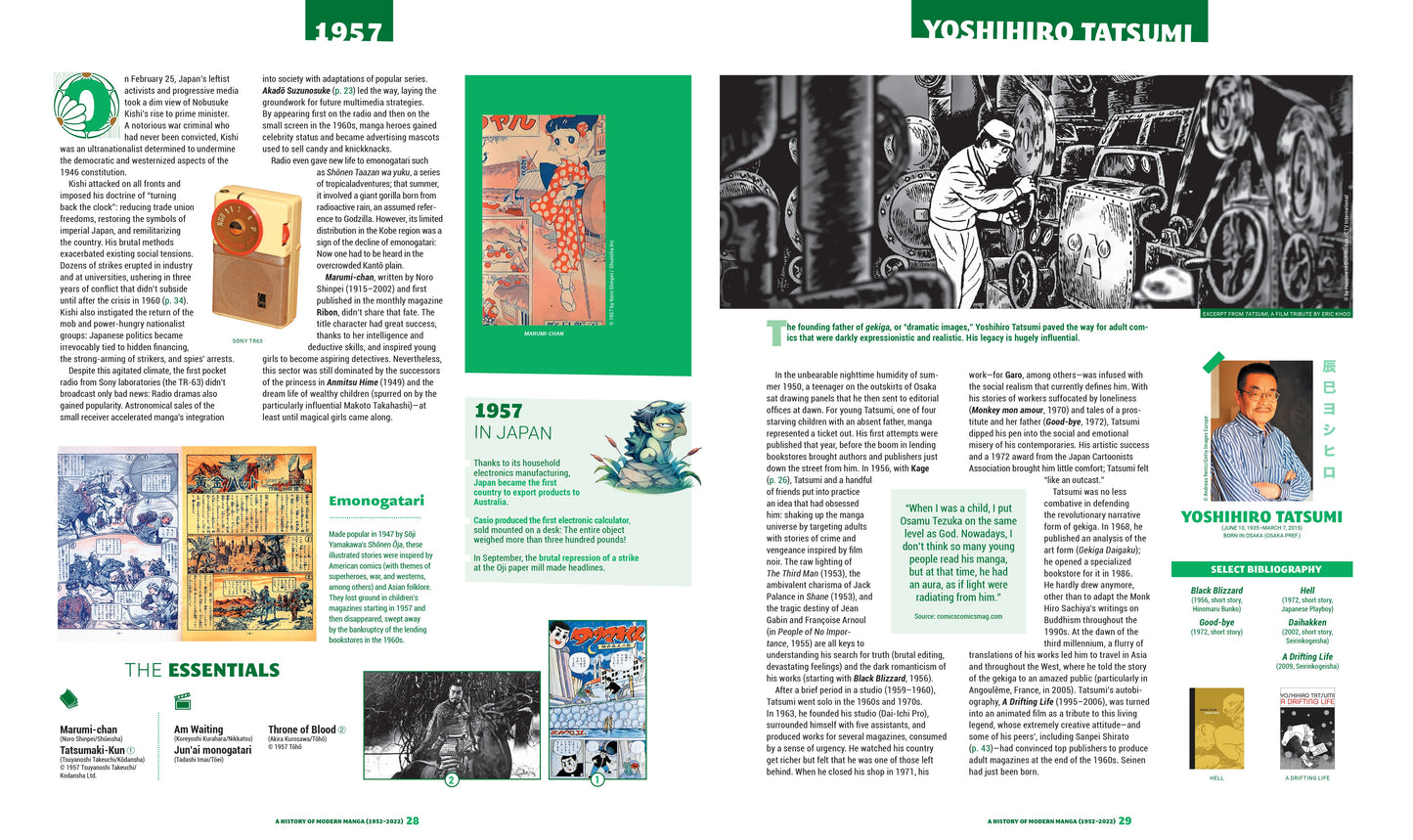 A History of Modern Manga Hardcover Book
