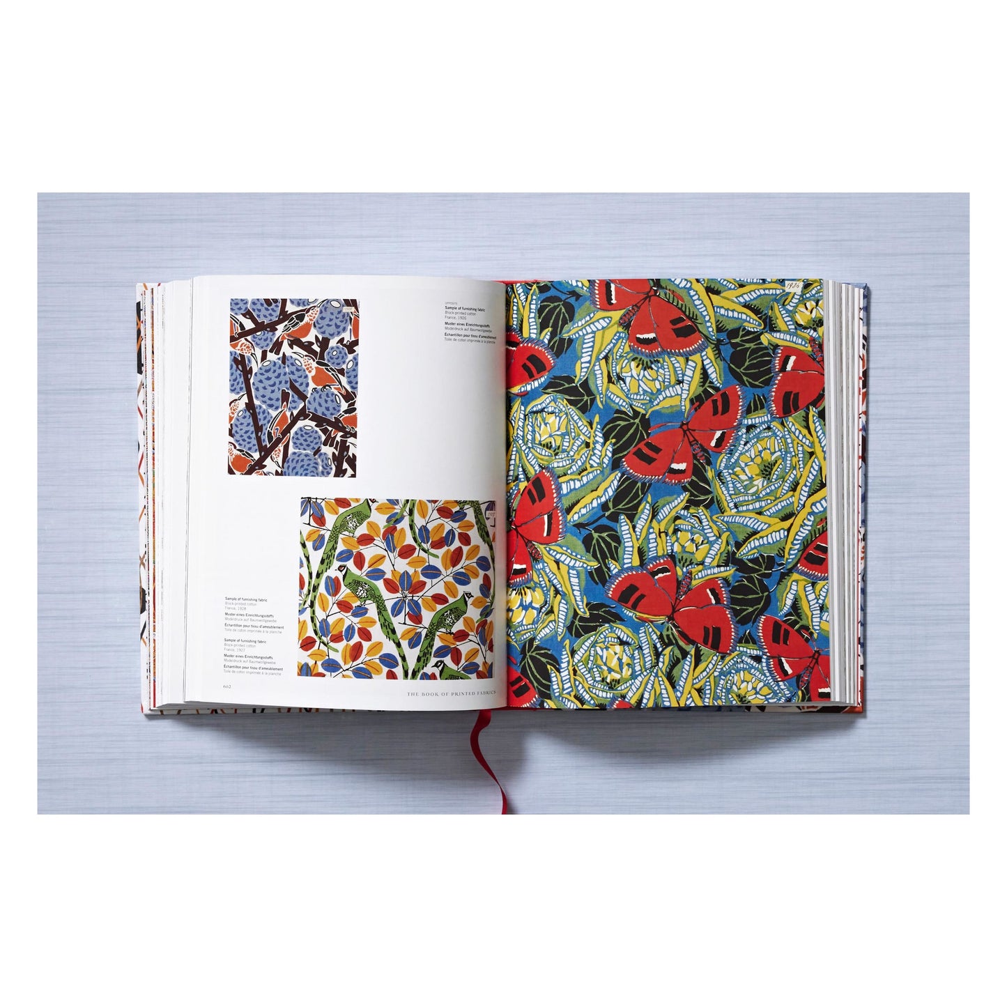 Printed Fabrics. From the 16th century until today (German, French, English) Book