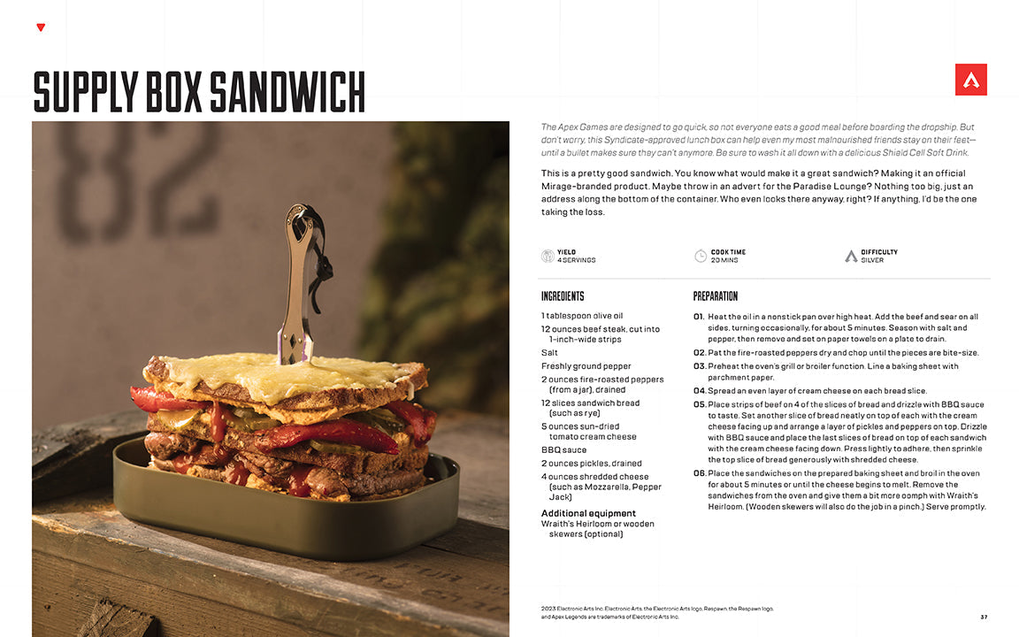 Apex Legends: The Official CookHardcover Book