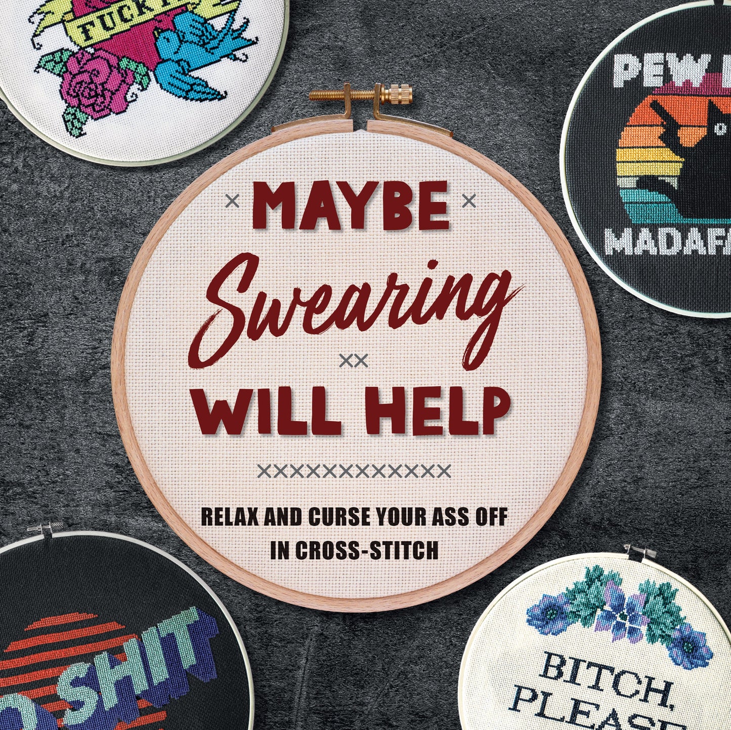 Maybe Swearing Will Help Hardcover Book