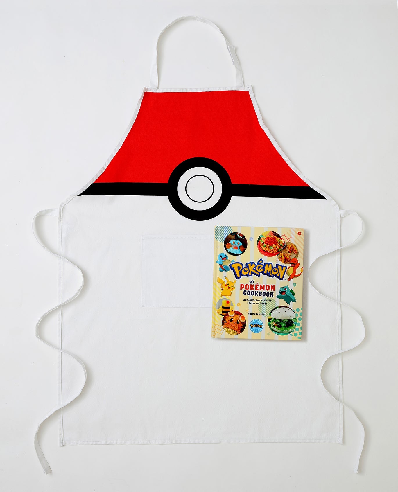My Pokemon Cookbook Gift Set: Poke Ball Apron Edition Hardcover Book