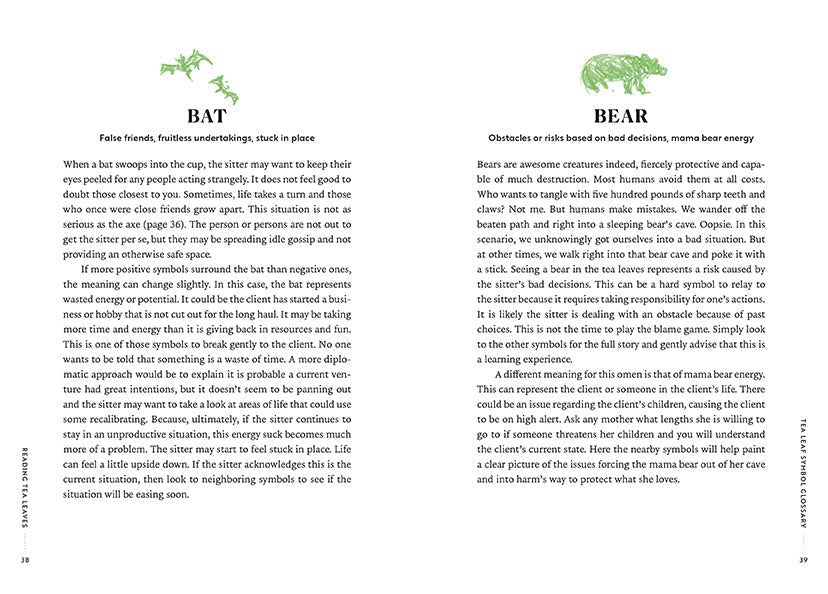 Reading Tea Leaves Hardcover Book