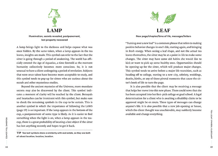Reading Tea Leaves Hardcover Book