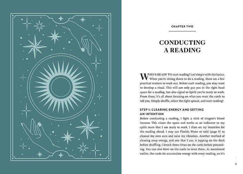 Reading Tarot Hardcover Book